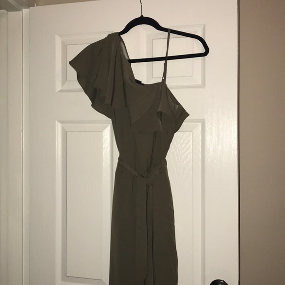 h&m one shoulder jumpsuit